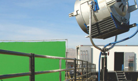 JR Lighting - Green Screen Outside - Lighting and grip equipment delivery