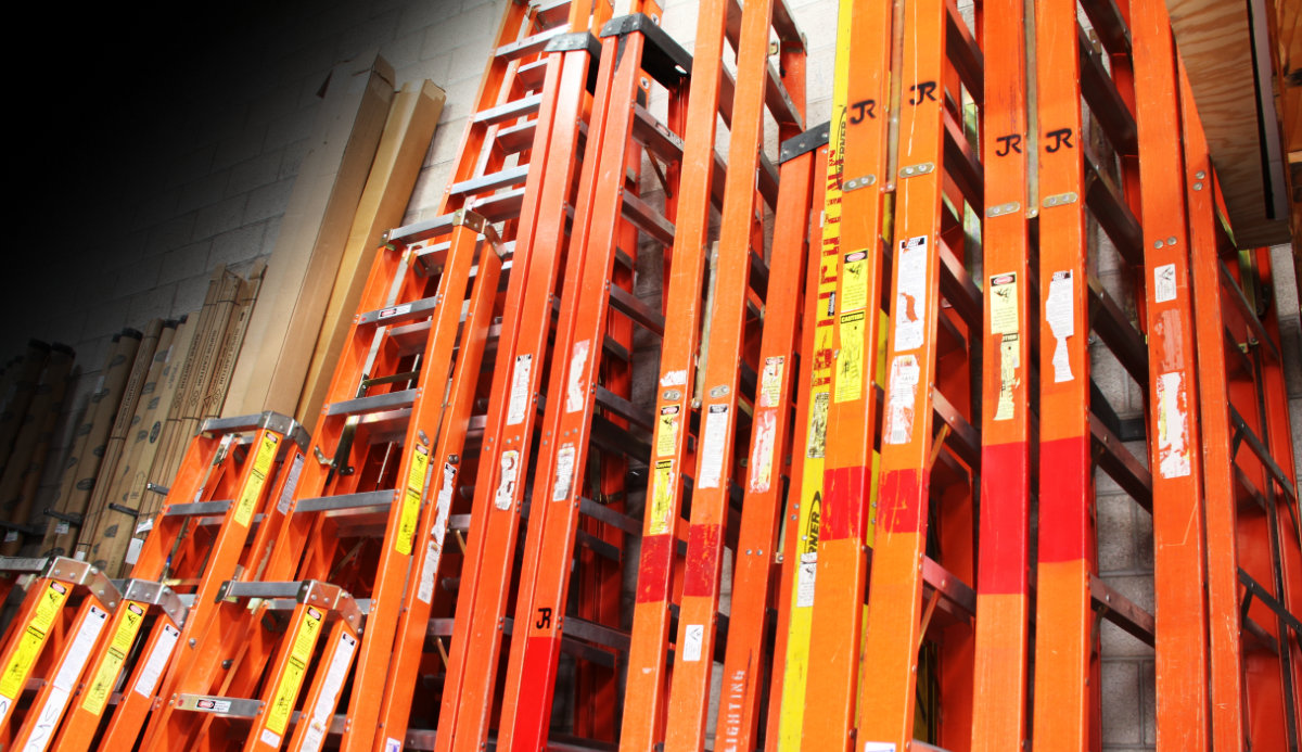 JR Lighting - Grip & Production Equipment -Ladders For Rent