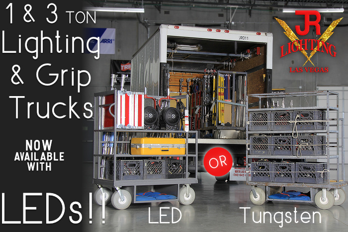 JR Lighting - Lighting and Grip Truck Package now with LED Lighting